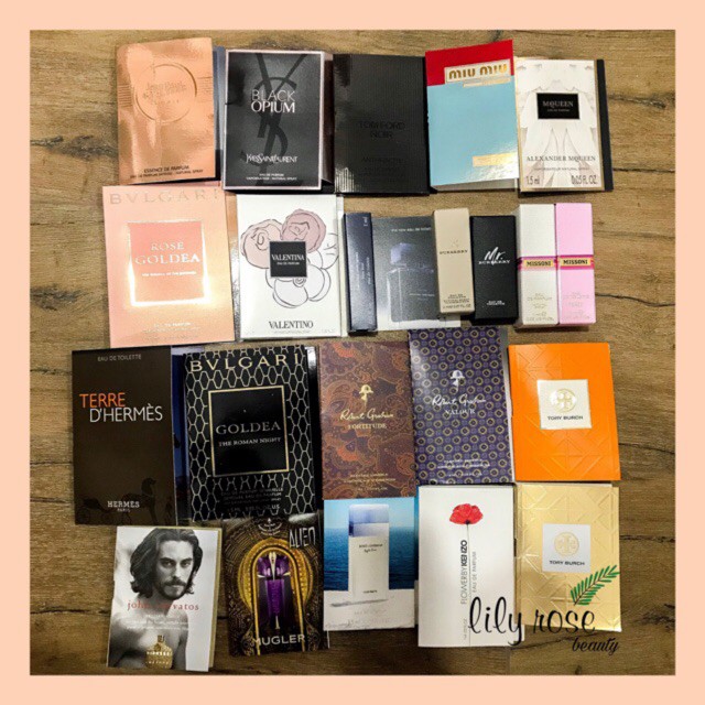 Nước Hoa Nam Nữ [Chính Hãng] Mẫu Thử 1ml -1,5ml Nước Hoa Mini