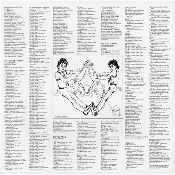 Michael Jackson ‎– Thriller vinyl LP đĩa than