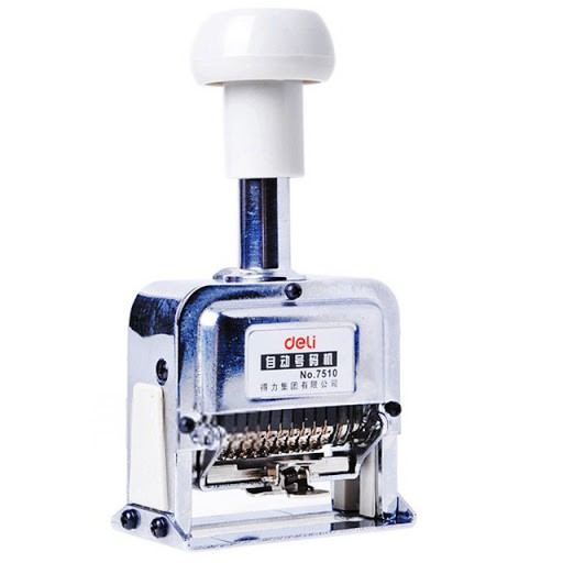 [Chính hãng Deli] Dấu nhảy 10 số deli 7510 - Nhảy số tự động