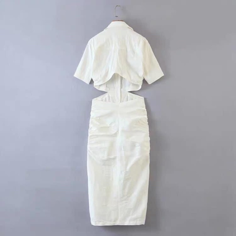 VÁY CỘC TAY CUT-OUT TQXK