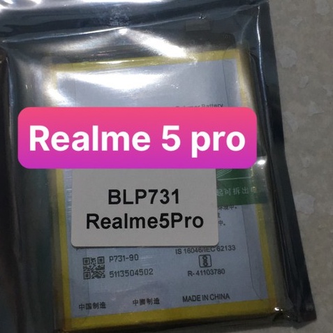 Pin Oppo Realme 5 Pro,Pin Realme 5 Pro,Pin blp 731 Dung Lượng 4035mAh Hàng Zin