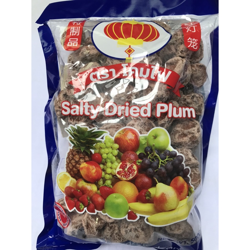 Xí muội khô gói 500g Thái Lan Salty Dried Plum