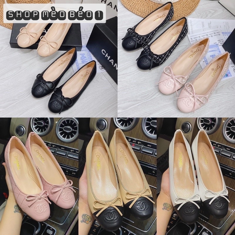 Giày búp bê cn nơ spsl fullbox bill túi giấy