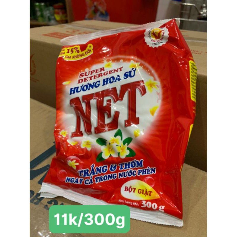 Bột giặt Net 300g hương hoa sứ