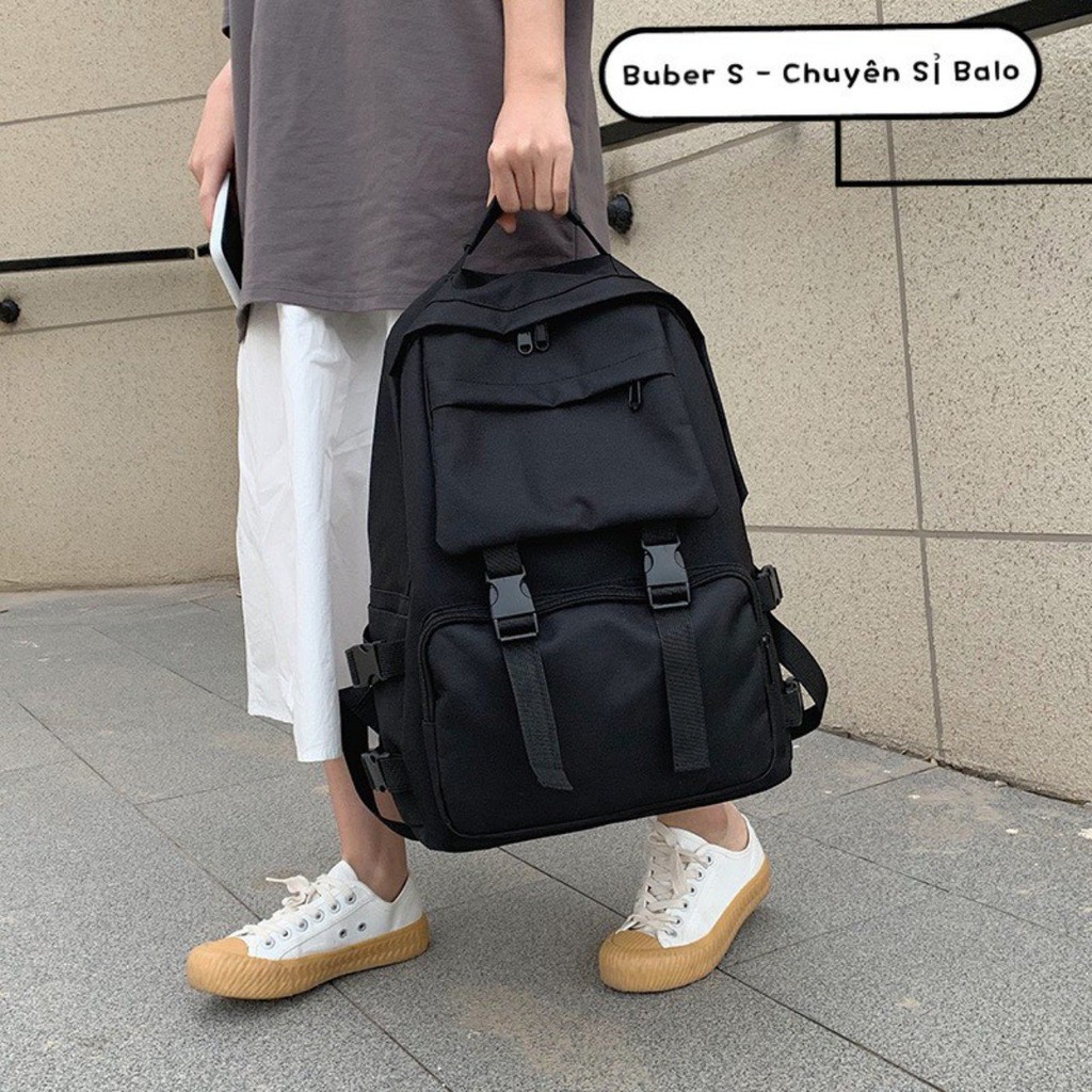 ⚡️ VẢI ĐẸP ⚡️  Balo đi học nam nữ thời trang hàn quốc unisex chống thấm cao cấp ULZZANG BASIC