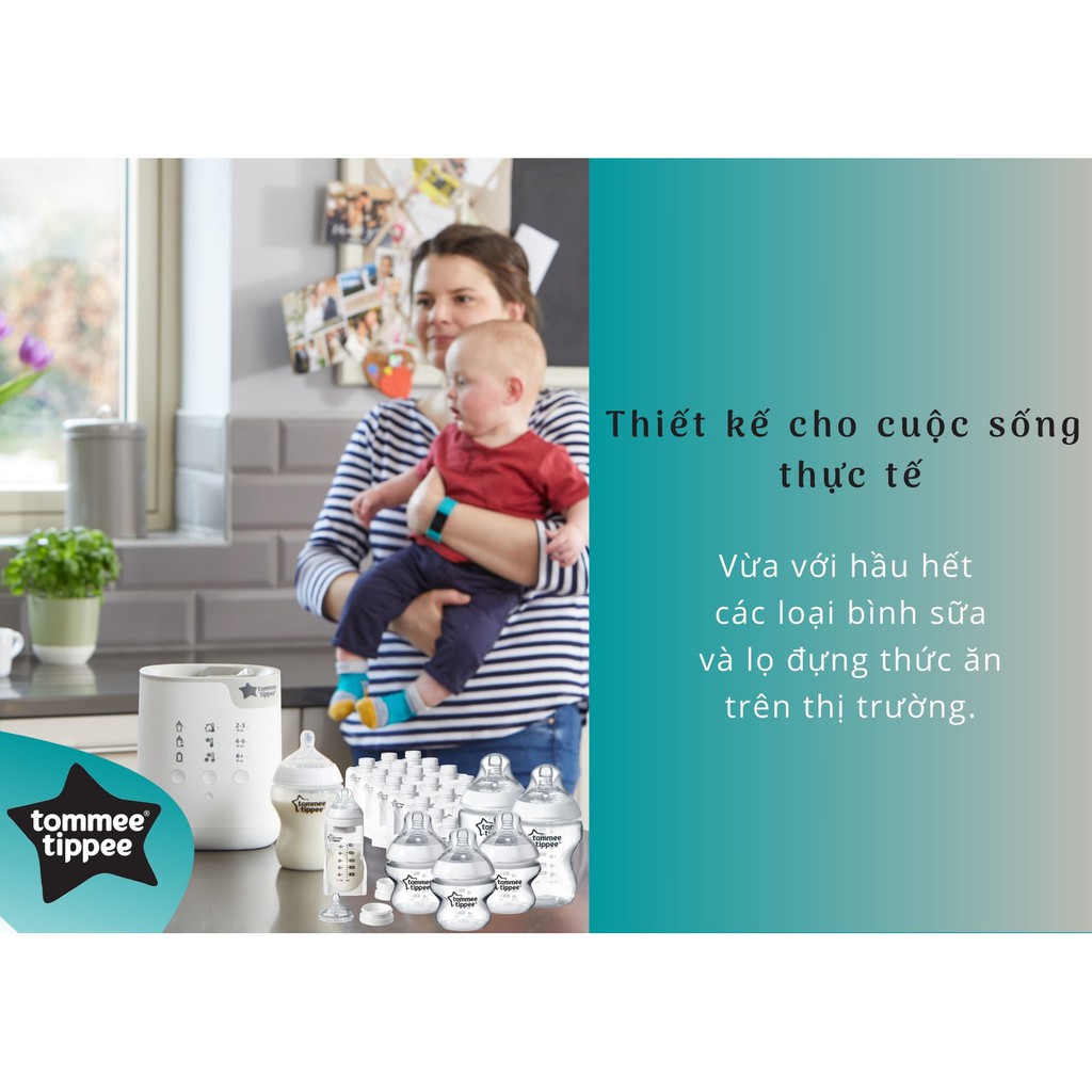 Máy rã đông, hâm nóng bình sữa và túi trữ sữa Tommee Tippee All-in-One