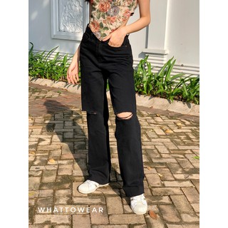 Quần jeans 1970s rách gối