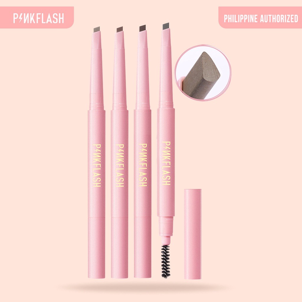 Chì kẻ lông mày PINKFLASH không thấm nước lâu trôi mềm mại trang điểm mắt làm đẹp