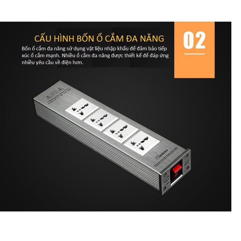 Bộ Lọc Nguồn Điện Weiduka AC 2.2 - Bộ Lọc Nguồn Điện Sạch Cao Cấp