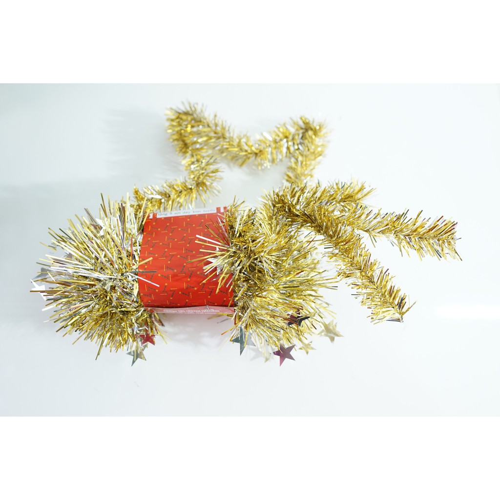 Cây Thông Noel 2m4 Đầu Tròn 2 Loại Lá, Hàng Loại Đẹp Tặng Kèm Phụ Kiện