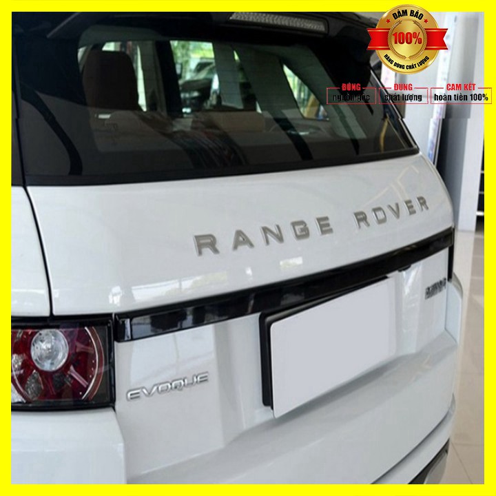 Sản phẩm  Tem Decal chữ inox Ranger Rover dán đầu hoặc đuôi xe hơi, ô tô