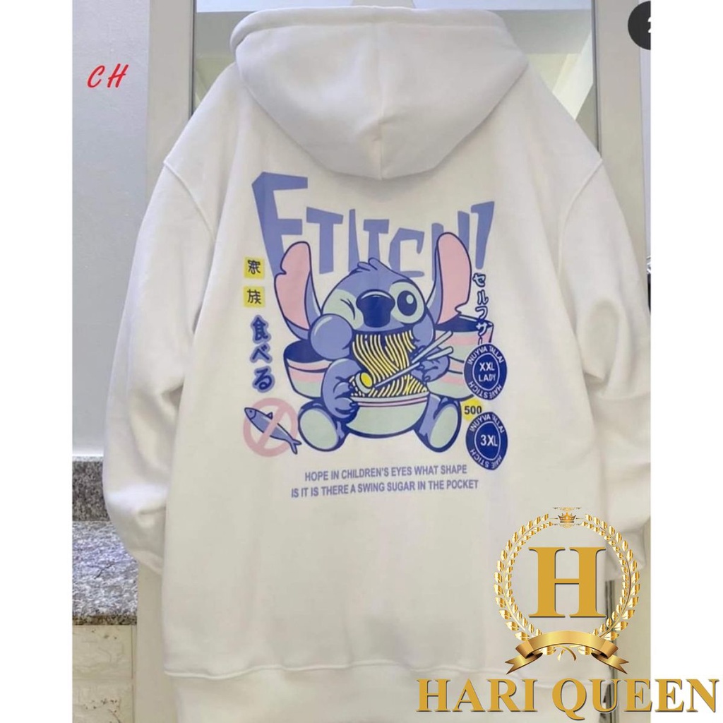 Áo hoodie Stich ăn mỳ COH1220