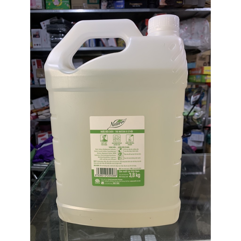 Nước Rửa Chén Gift 3.8kg  mẫu mới