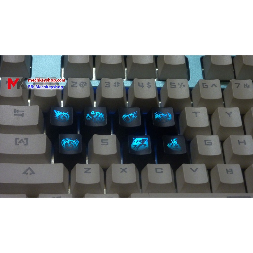 Bộ keycaps nút skill LMHT