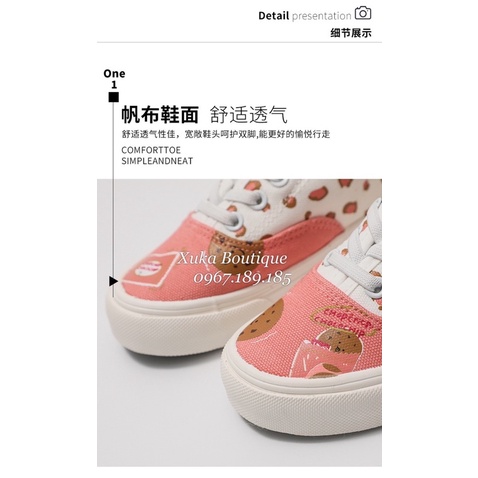 Giày Thể Thao Con ves cổ ngắn cho bé (Ảnh, video thật)