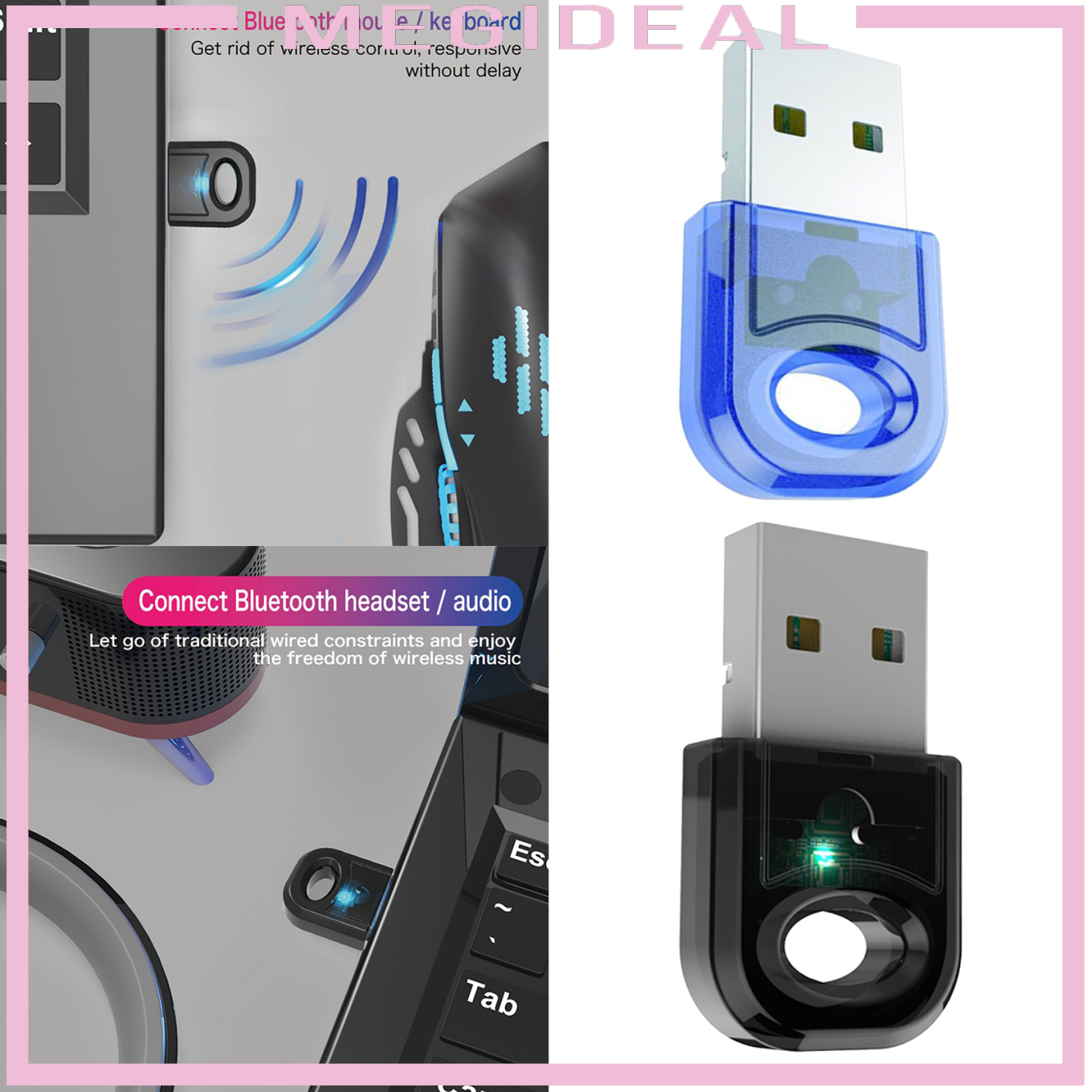 Bộ Chuyển Đổi Bluetooth Usb 5.0 Cho Windows 10 / 8 / 7 - Pc Sang Bluetooth | BigBuy360 - bigbuy360.vn