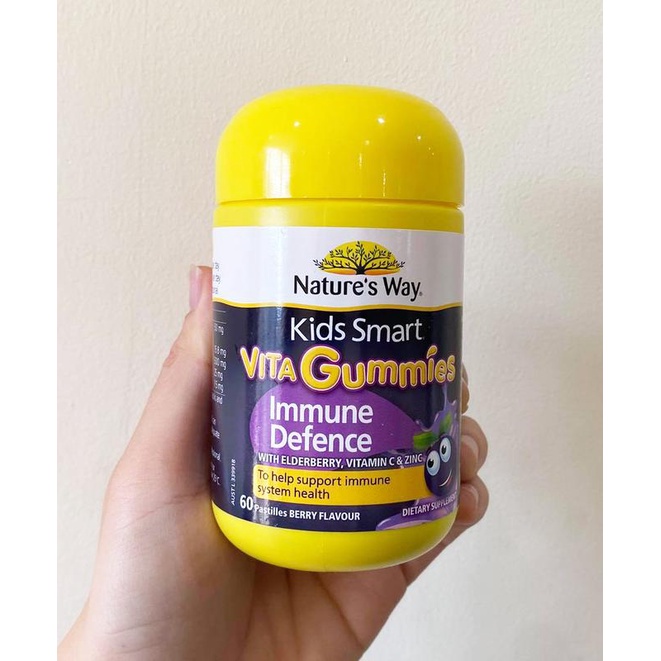 Vita Gummies Immune Defence Kẹo gum tăng đề kháng cho bé từ 2 tuổi của Úc