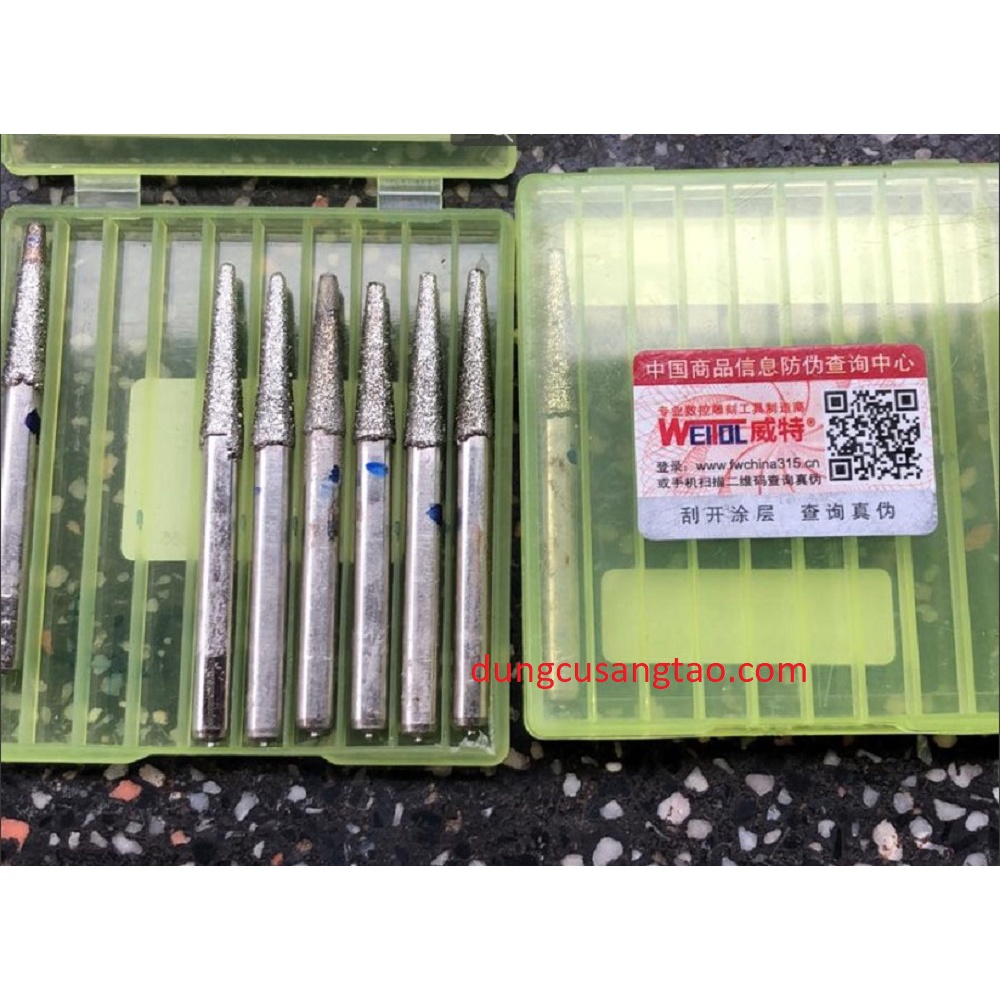 Dao khắc đá cốt 4mm Weitol / Mũi dao khắc ngọc, đá quý
