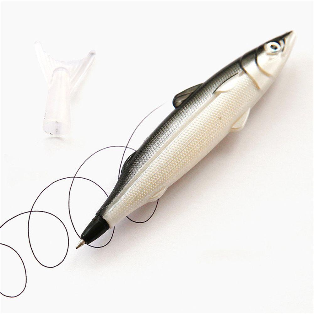 PEWANY Bút Bi Mực Đen Ngòi 0.5mm Hình Cá Dễ Thương