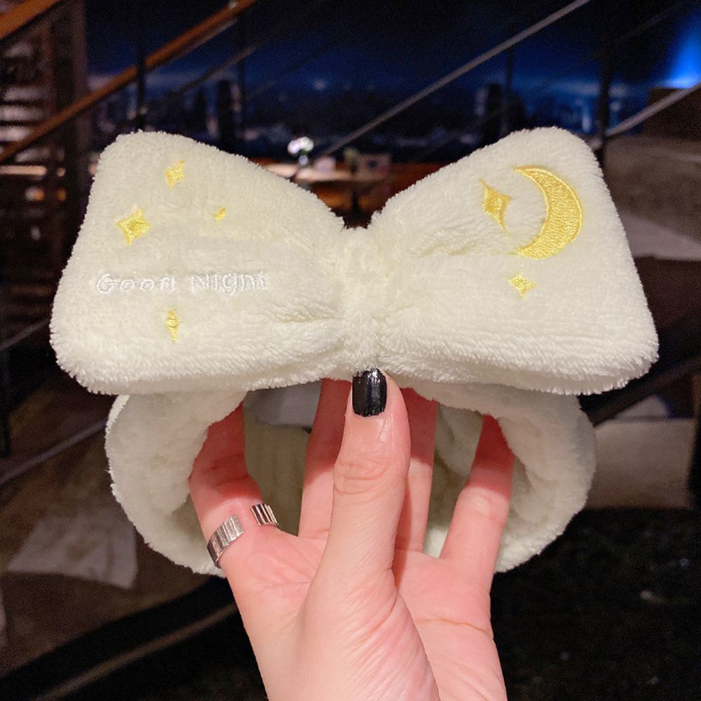 Băng Đô Cài Tóc Bằng Vải Bông Co Giãn Không Trượt Phong Cách Hàn Quốc Đáng Yêu Cho Nữ