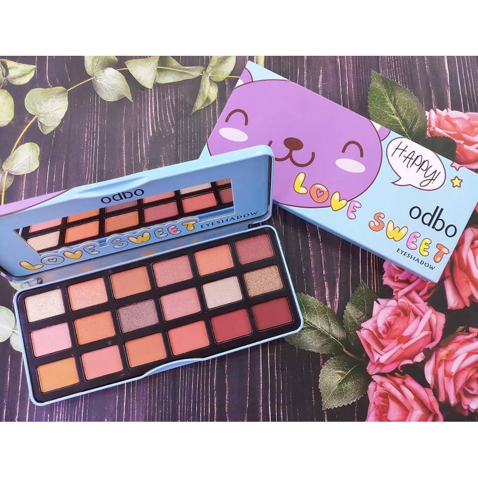 Bảng phấn mắt ODBO LOVE SWEET OD262