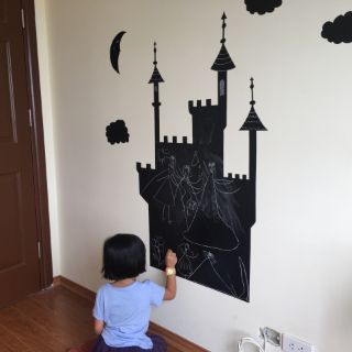 Bảng dán tường đen, trắng