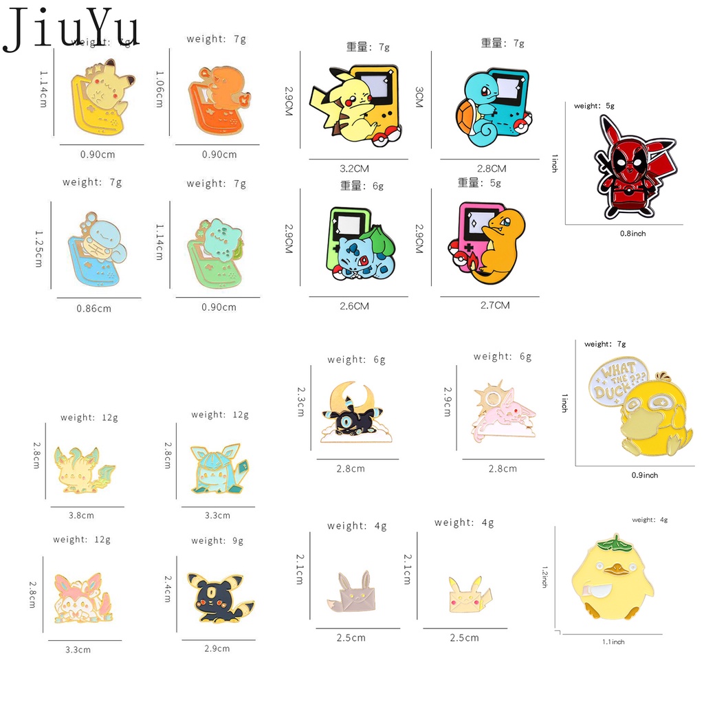 Ghim Cài Áo Hình Động Vật Hoạt Hình Đáng Yêu