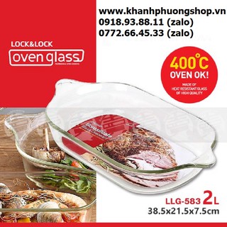 khay thủy tinh lock&lock - khay thủy tinh