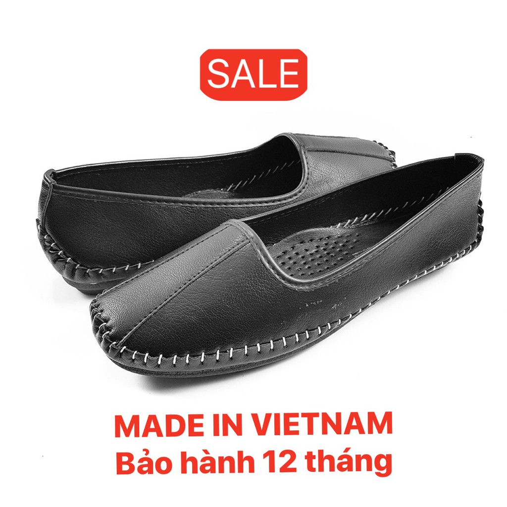 Xả Giá Gốc- Giày mọi nữ da siêu mềm VNXK GB19D