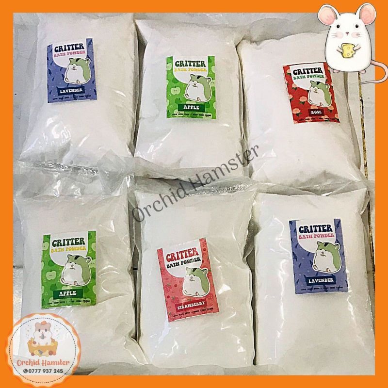 [Mã PET50K giảm Giảm 10% - Tối đa 50K đơn từ 250K] Cát Tắm Thơm Mịn Cao Cấp Cho Hamster 6 Hương