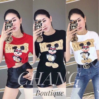 Áo chuột micky gucci