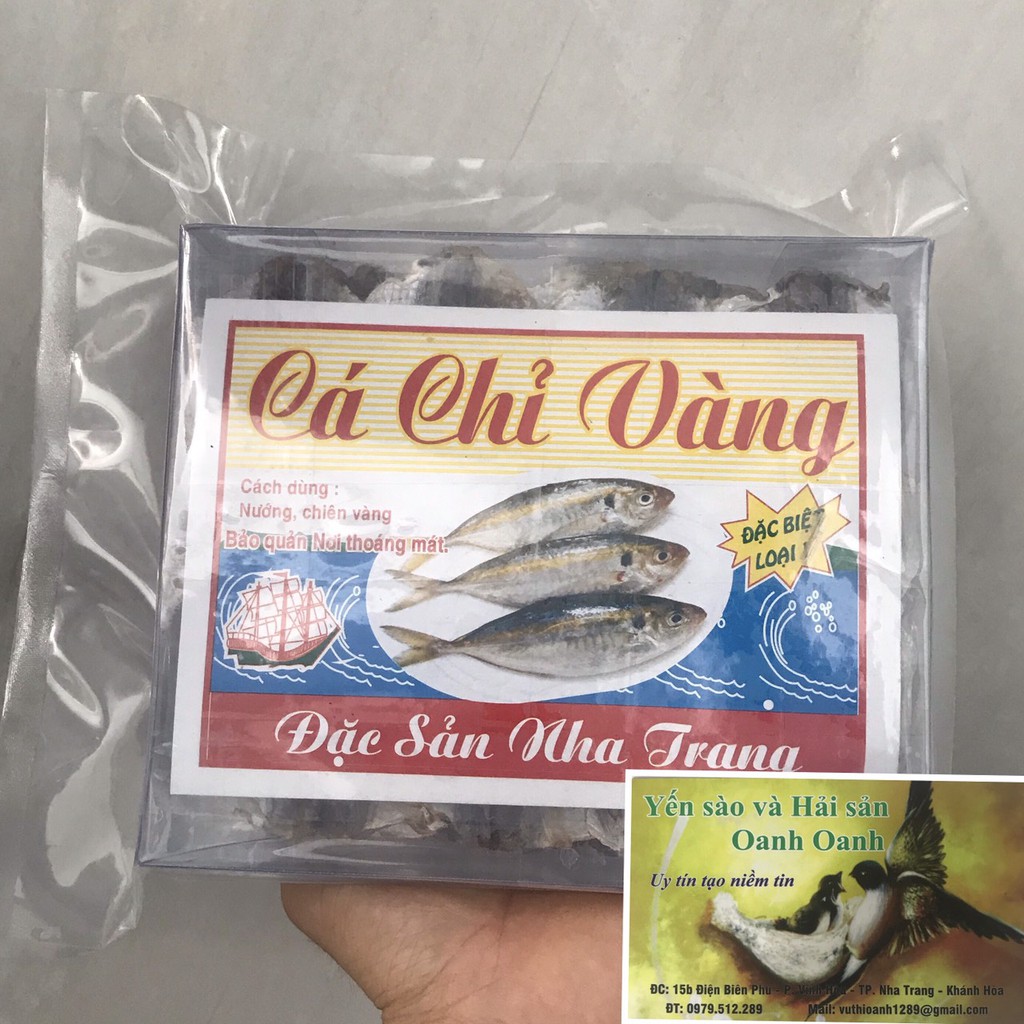 500G CÁ CHỈ VÀNG NHA TRANG - đặc sản nha trang