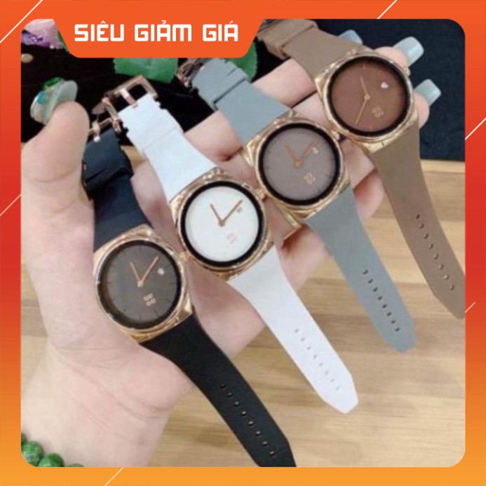 Đồng hồ nữ Guou 8160, tặng box, thẻ bảo hành 12 tháng, dây silicon