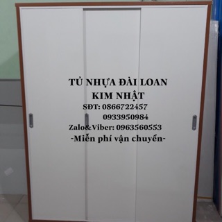 Tủ nhựa Đài Loan cửa lùa siêu đẹp freeship nhận làm theo yêu cầu tphcm