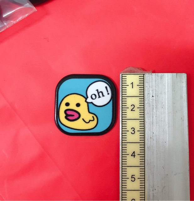 Charm vịt oh! Phụ kiện trang trí slime ốp điện thoại