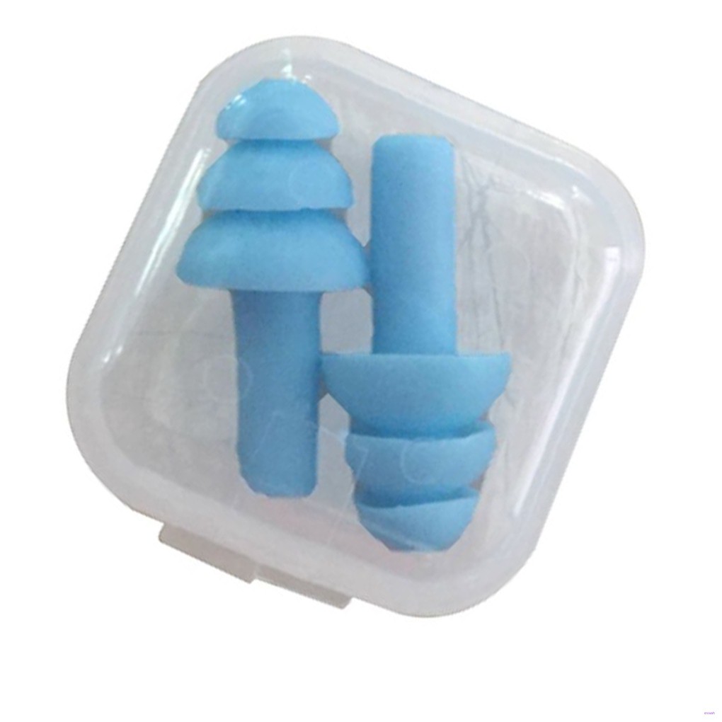 Cặp Nút Bằng Silicon Nhét Tai Chống Ồn Tiện Dụng