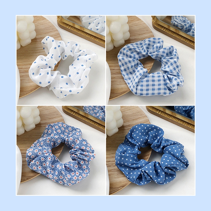 Scrunchies Hologram Thời Trang Phụ Nữ Đầy Màu Sắc Kẹo Nhung Tóc Scrunchies Dễ Thương Băng Đô Cài Tóc Cho Cô Gái Phụ Kiện Buộc Tóc