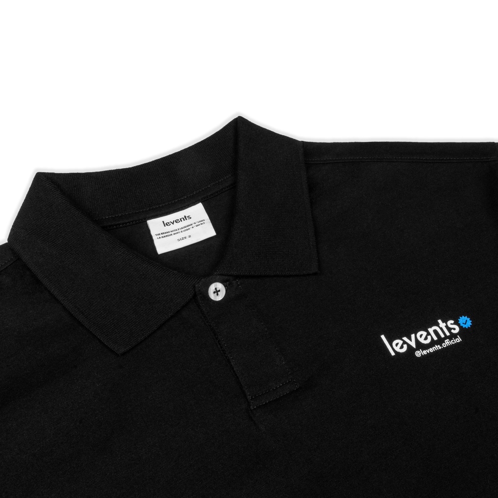 LEVENTS Áo polo Mini popular/ Black & White