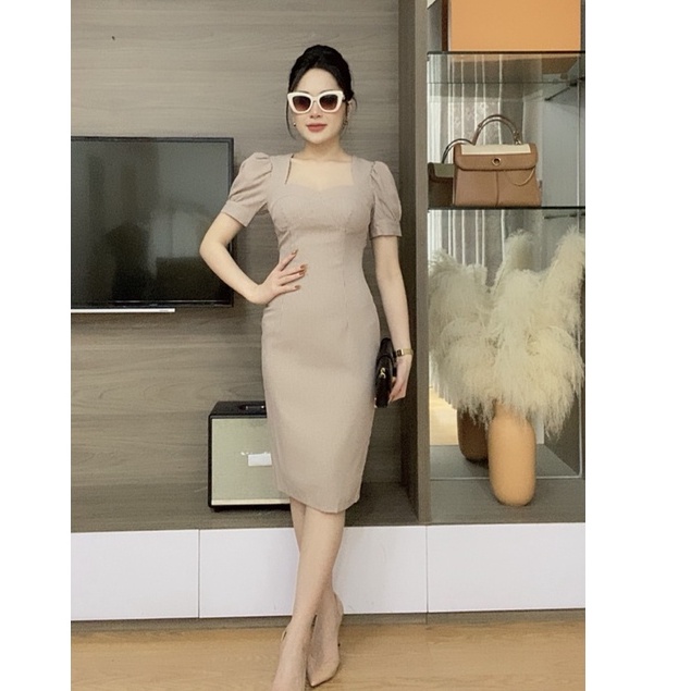 Váy ôm cúp ngực hoạ tiết kẻ Zym's House - LT240