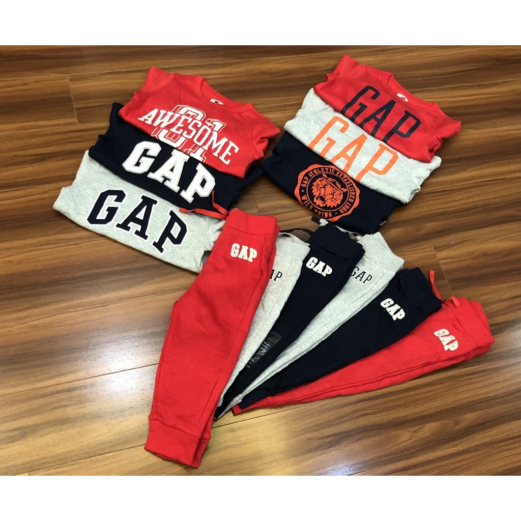 Bộ nỉ bông ấm áp dư xịn Baby Gap cho bé 6 tháng - 5 tuổi.