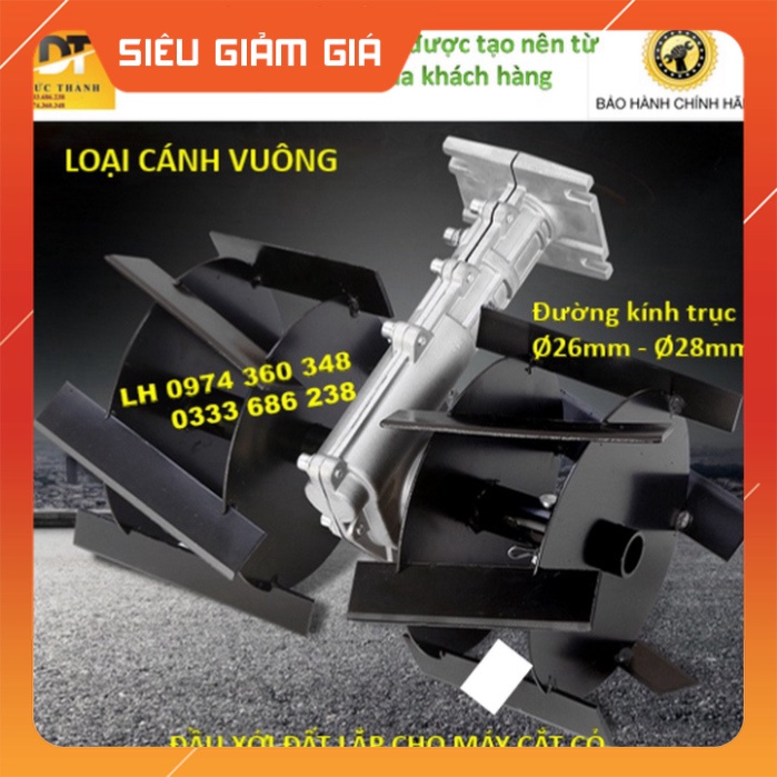 Cam kết Chính hãng Đầu xới đất cánh chéo.