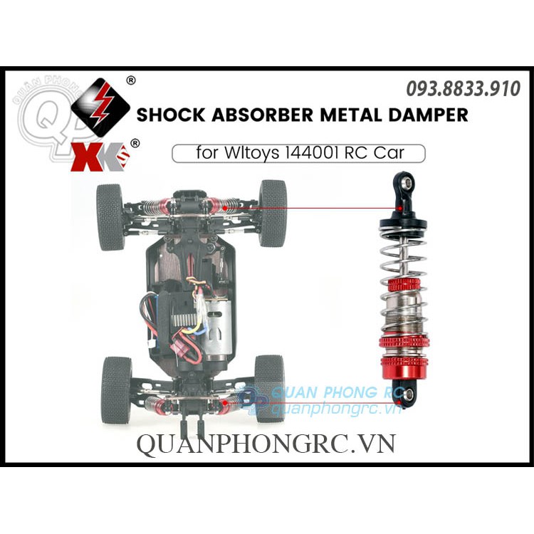 Phuộc Giảm Shock Absorber For WLtoys 144001 RC Car (1 Cái)