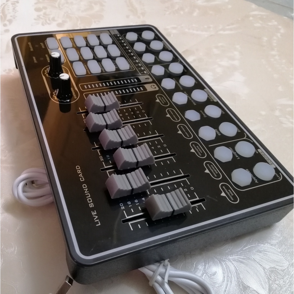 Sound Card H9 Livestream, Thu Âm, Live Tiktok, Bigo. Âm Thanh Sống Động, Dễ Dàng Sử Dụng, Kết Nối Bluetooth