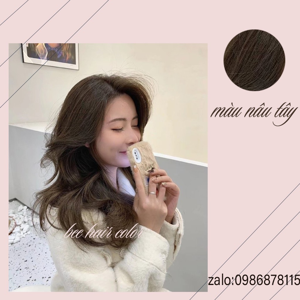 Thuốc nhuộm tóc màu NÂU TÂY. Thuốc nhuộm tóc tại nhà | BigBuy360 - bigbuy360.vn