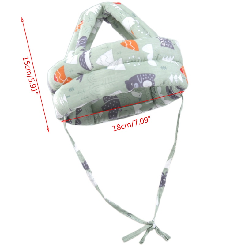 Vỏ Cotton Bảo Vệ Đầu An Toàn Cho Bé Tập Bò