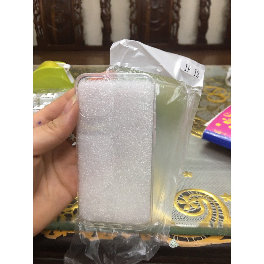 Ốp lưng silicon iPhone 12 5.4 inch/ iPhone 12 Pro 6.1 inch/ iPhone 12 Pro max 6.5 inch trong suốt
