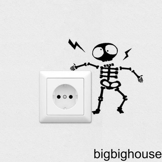 Wall Switch Sticker Home Decoration Individuality Skeleton Wall Sticker Decal Home Decor Decal Socket Paste