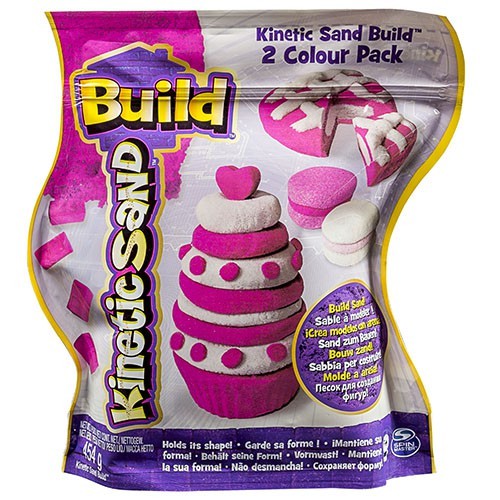 Cát Động Lực Kinetic Sand Build chính hãng từ RANGS Nhật Bản | Màu Hồng & Màu Trắng