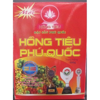 Hộp muối Hồng Tiêu Phú Quốc thơm ngon chính hãng Sáng Lợi đặc sản Phú Quốc 500gr