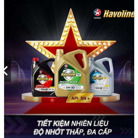 Nhớt động cơ xe ô tô Havoline® Synthetic Blend SAE 5W-30 / 4L